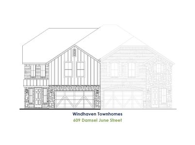 New construction Single-Family house 609 Damsel June St, Lewisville, TX 75056 plan TH Building 9 Unit 1 W - image