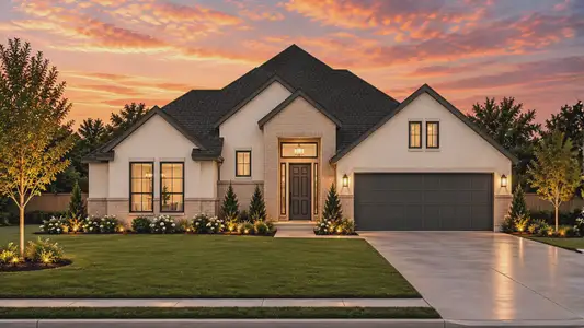 New construction Single-Family house 101 Plum Valley Wy, Georgetown, TX 78628 plan Corbin - image