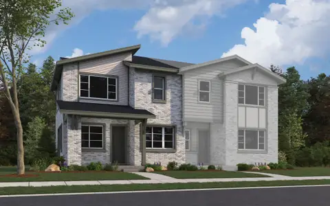 New construction Duplex house 3875 W 83Rd Ln, Westminster, CO 80031 plan Sheridan - Paired Homes - image
