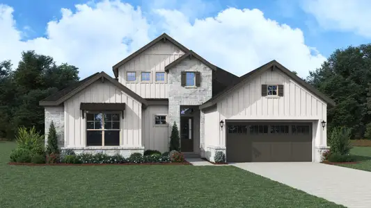New construction Single-Family house 32411 Ebony Jewelwing Ct, Fulshear, TX 77441 plan Arezzo - image