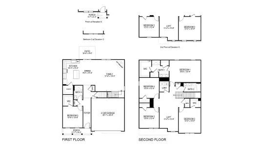 New construction Single-Family house 8013 Swift Current Ln, Corryton, TN 37721 plan Hanover - image