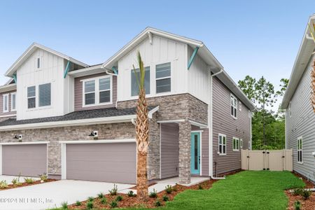 New construction Townhouse house 10021 Element Rd, Jacksonville, FL 32256 The Rosamond- photo 0