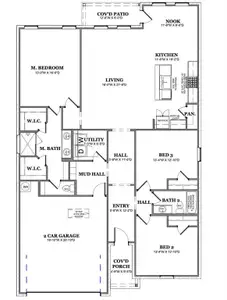 New construction Single-Family house 500 Lakeway Ln, Justin, TX 76247 plan The Edwards - image 3
