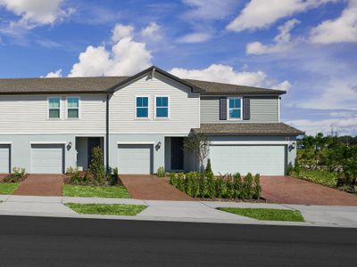 New construction Townhouse house 16447 Bird Of Paradise Ave, Clermont, FL 34714 Calistoga I- photo 0