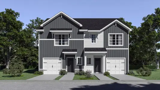 New construction Duplex house 232 Bevington Brook Ln, Hopkins, SC 29061 plan Walnut Duplex - image