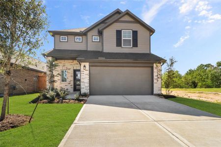 New construction Single-Family house 19293 Hazel Firs Court, Magnolia, TX 77355 Renaud- photo 0