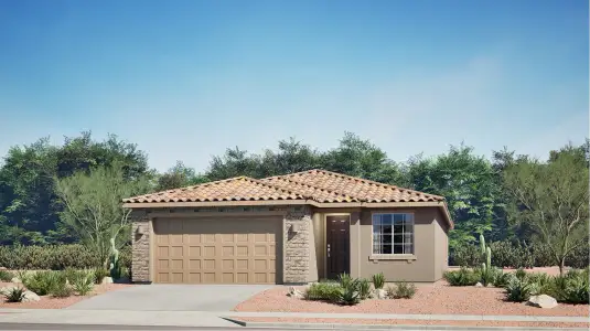 New construction Single-Family house 9551 W Skipjack Dr, Marana, AZ 85658 plan Arcadia - image