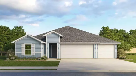 New construction Single-Family house 172 Great Northern Dr, Cedar Creek, TX 78612 plan The Grayson - image