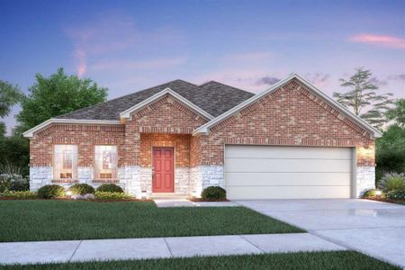 New construction Single-Family house 21750 Persian Lake Drive, Cypress, TX 77433 Desoto - Smart Series- photo 0