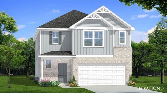 New construction Single-Family house 286 Abbott Crossing Cir, Conyers, GA 30094 Millhaven- photo 0
