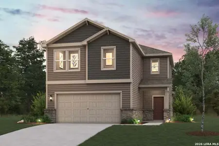 New construction Single-Family house 12415 Spike Hts, San Antonio, TX 78245 plan Frederick - 2260 - image