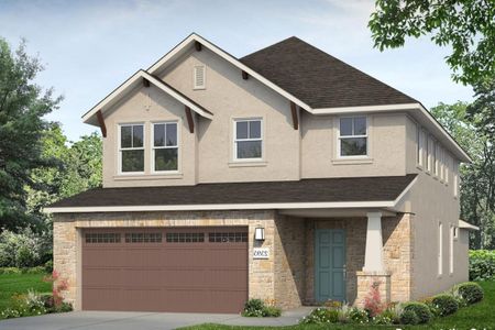 New construction Single-Family house 2605 Sam Bass Rd, Unit 55, Round Rock, TX 78681 plan Clear Creek 2595 - image