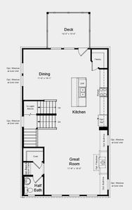 New construction Townhouse house 3193 Eastham Run Dr, Dacula, GA 30019 plan Reynolds - image