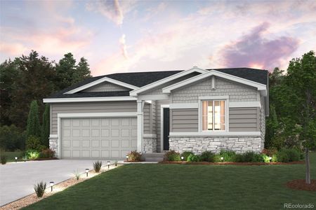 New construction Single-Family house 42581 Kinloch Trl, Elizabeth, CO 80107 plan Livingston - image