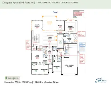 New construction Single-Family house 15940 Iris Meadow Dr, Conroe, TX 77302 plan 6005 Elevation C - image