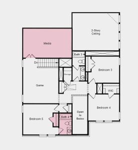 Structural options added: Bath 4, gourmet kitchen 2, media, study in place of tandem, multi-gen suite, extended owner's suite with covered outdoor living 1, and gas drop for future outdoor grill.