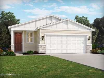 New construction Single-Family house 3593 Bella Sera Lane, Green Cove Springs, FL 32043 Everglade- photo 0