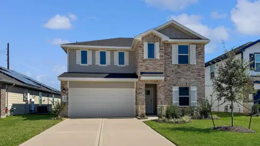 New construction Single-Family house 3802 Matias River Ct, Fulshear, TX 77441 plan WALKER - image