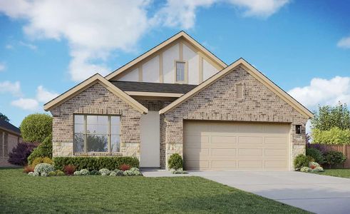New construction Single-Family house 13829 Tucker Hedge Pass, Elgin, TX 78621 Enclave Series - Maldives- photo 0