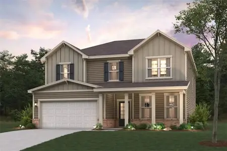 New construction Single-Family house 4121 Thornbud Rd, South Fulton, GA 30349 plan Guava - image