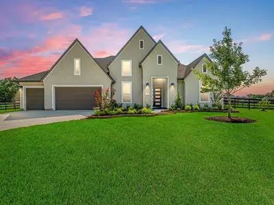 New construction Single-Family house 22 Woodland Creek Ct, Fulshear, TX 77441 plan Lisbon - image
