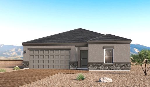 New construction Single-Family house 814 N Astronomer Ln, Green Valley, AZ 85614 plan Thomas - Plan 1704 - image