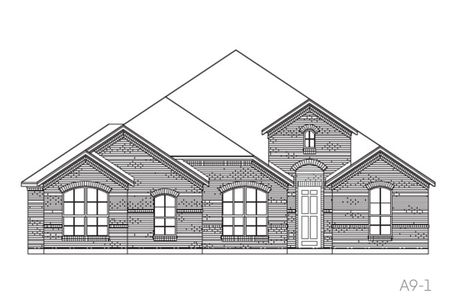 New construction Single-Family house 109 Lana Gdn Wy, Waxahachie, TX 75165 plan Alexander - image