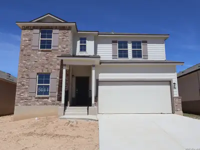 New construction Single-Family house 5011 Agave Blue Ln, San Antonio, TX 78222 plan Harrison - image