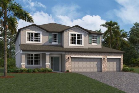 New construction Single-Family house 3168 Marine Grass Drive, Wimauma, FL 33598 Mira Lago- photo 0