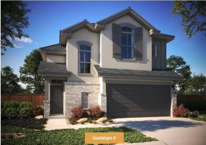 New construction Single-Family house 11001 Zip Cochise Wy, Manor, TX 78653 plan Guadalupe - image
