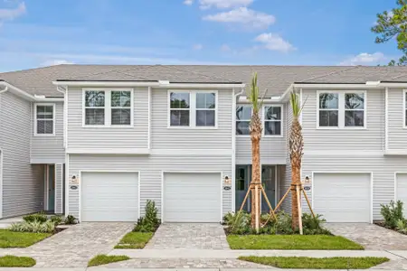 New construction Townhouse house 1020 Egret Branch Wy, Jacksonville, FL 32218 plan Olive - image