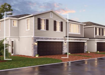 New construction Townhouse house 4843 Noble Cypress Street, Kissimmee, FL 34746 Hamilton- photo 0