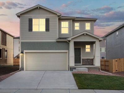 New construction Single-Family house 11387 Saugeye St, Colorado Springs, CO 80925 plan The Red Rock - image