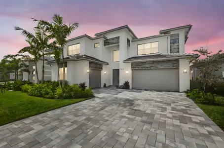 New construction Single-Family house 12874 Crane Xing, Palm Beach Gardens, FL 33412 plan Olympus - image