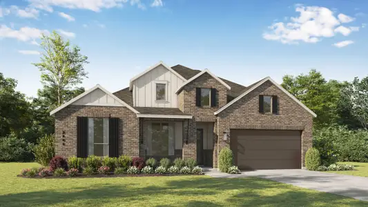 New construction Single-Family house 3591 Redbud Flower Trl, Midlothian, TX 76084 plan Ramsey Plan - image