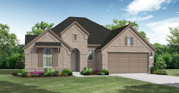 New construction Single-Family house 2418 Peach Oak Crossing, Manvel, TX 77578 Eden (2450-HV-45)- photo 0