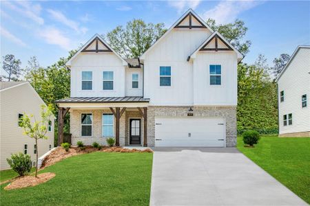 New construction Single-Family house 738 Crossroads Court, Powder Springs, GA 30127 Riverside- photo 0