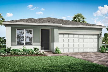 New construction Single-Family house 13509 Sw Bally Dr, Port Saint Lucie, FL 34987 Briar- photo 0