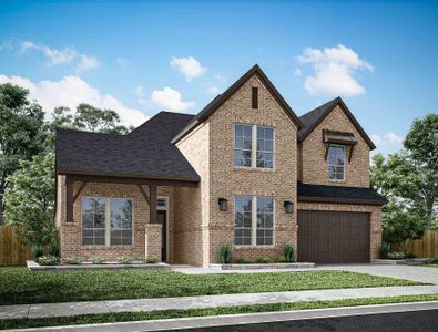 New construction Single-Family house 7707 Pleasant Crest Dr, Fulshear, TX 77441 Fulbright- photo 1 1