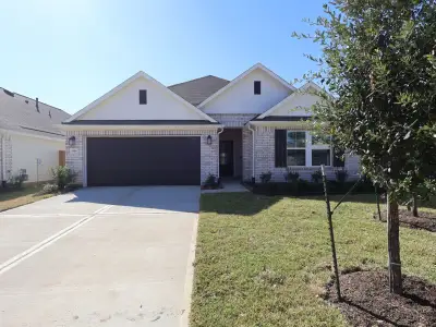 New construction Single-Family house 958 Garden Path Dr, Willis, TX 77378 plan Moscoso - Smart Series - image