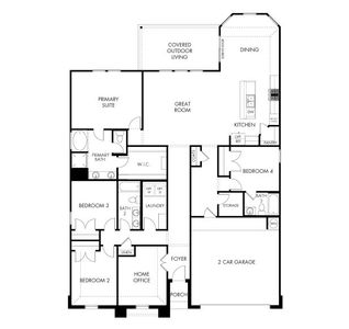 New construction Single-Family house 221 Bush Mountain Cv, Dripping Springs, TX 78620 plan The Plymouth (C525) - image