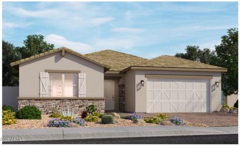 New construction Single-Family house 15784 W El Cortez Pl, Surprise, AZ 85387 plan Amber - image