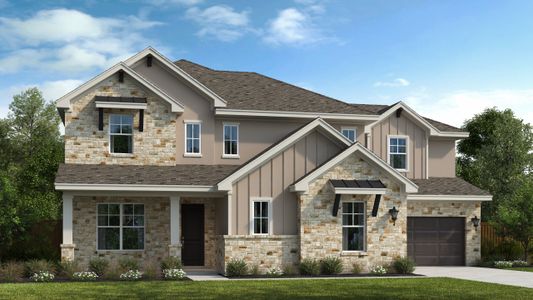 New construction Single-Family house 117 La Caleta Bnd, Liberty Hill, TX 78642 plan Jarrell - image