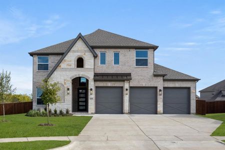 New construction Single-Family house 2215 Pelican Dr, Mansfield, TX 76063 plan Harvard EW 2F w/Media - image