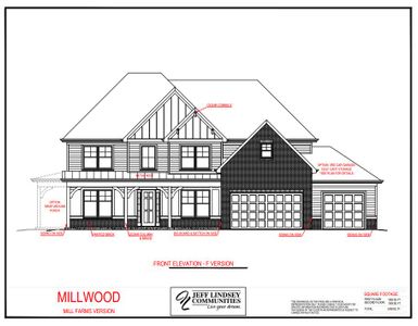 New construction Single-Family house Peachtree City, GA 30269 plan Millwood F - image