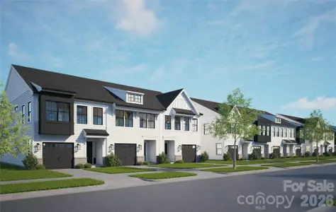 New construction Townhouse house 6318 Abelia Ave, Charlotte, NC 28269 plan Foxglove - image