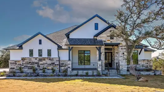 New construction Single-Family house 3869 Wrangler Lp, Bulverde, TX 78163 plan 3790A - image