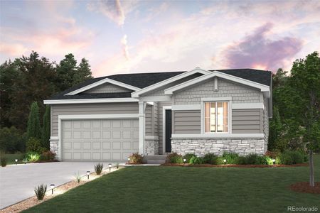 New construction Single-Family house 4316 Canyata Dr, Elizabeth, CO 80107 Livingston- photo 0 0