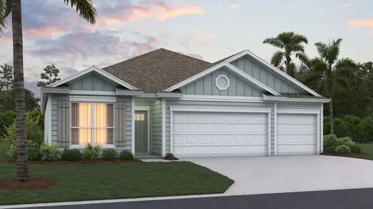New construction Single-Family house 3 Summerwood Rd S, Palm Coast, FL 32137 plan Emerson - image