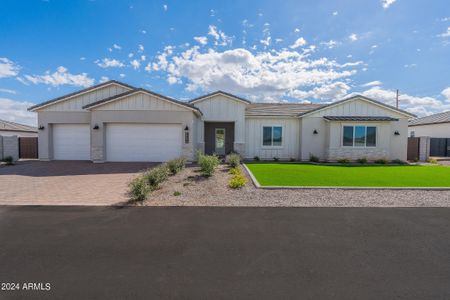 New construction Single-Family house 2627 W Marita Street, Queen Creek, AZ 85144 Modern Farmhouse- photo 0